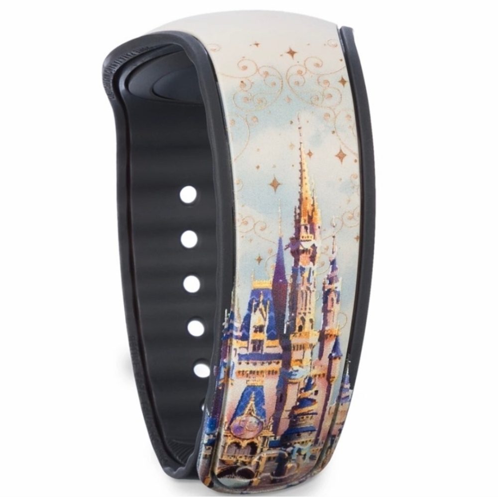 Disney World 50th Anniversary Cinderella Castle MagicBand Cream